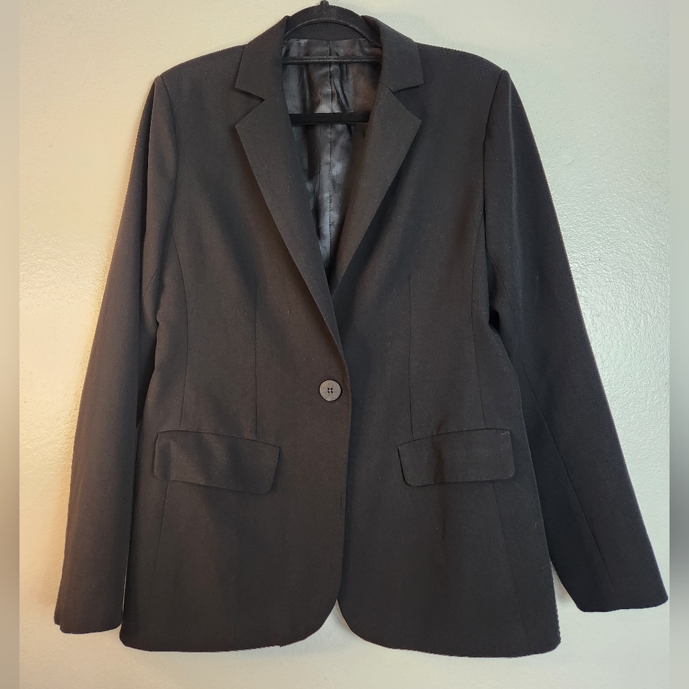 Amazon Large Black Blazer - Picture 1 of 3